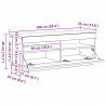 Szafka pod TV z oświetleniem LED, czarna, 100x35x40 cm