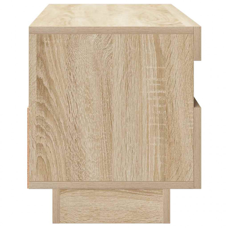 Szafka TV z oświetleniem LED, dąb sonoma, 100x35x40 cm