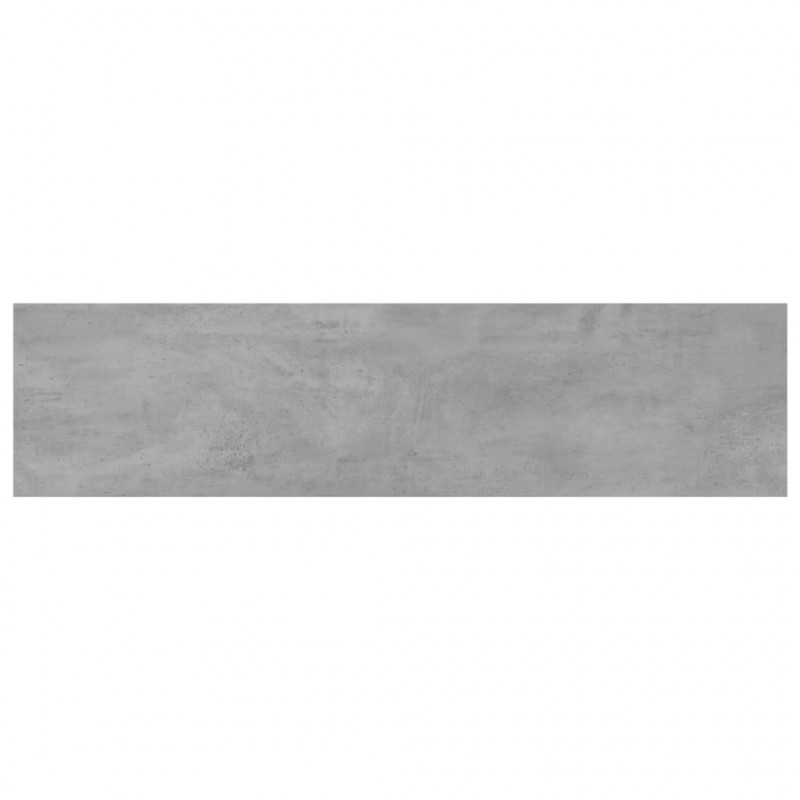 Półki na książki, 4 szt., szarość betonu, 80x20x1,5 cm