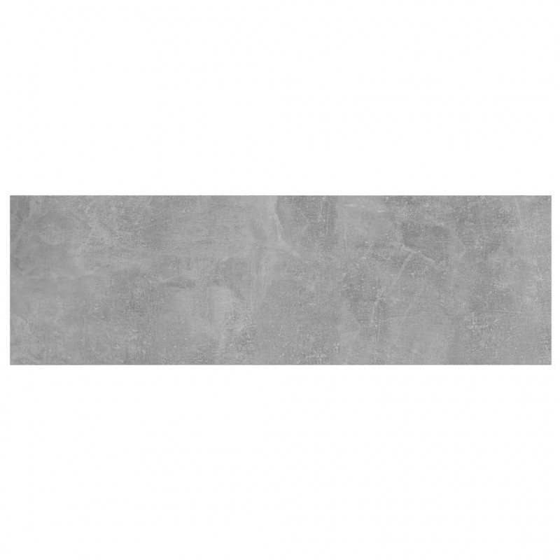 Półki na książki, 8 szt., szarość betonu, 80x20x1,5 cm, płyta