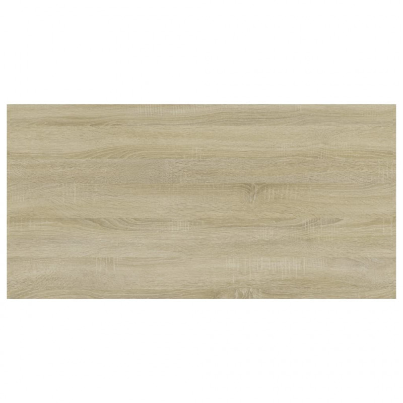 Półki na książki, 8 szt., kolor dąb sonoma, 80x30x1,5 cm, płyta