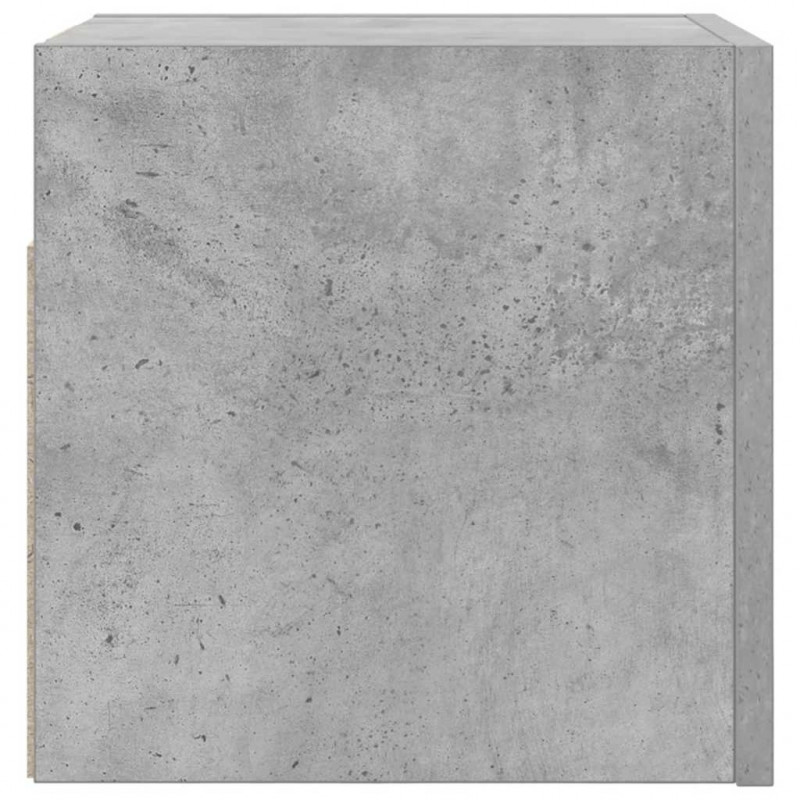 Wiszące szafki TV, 4 szt., szarość betonu, 30,5x30x30 cm