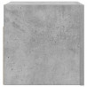 Wiszące szafki TV, 4 szt., szarość betonu, 30,5x30x30 cm