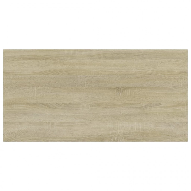 Półki na książki, 4 szt., dąb sonoma, 80x40x1,5 cm, płyta