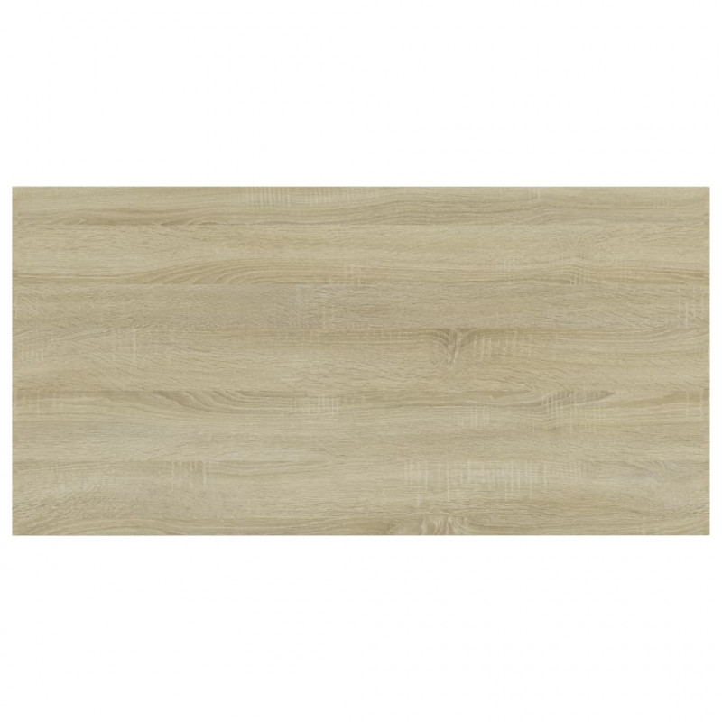 Półki na książki, 8 szt., dąb sonoma, 80x40x1,5 cm, płyta