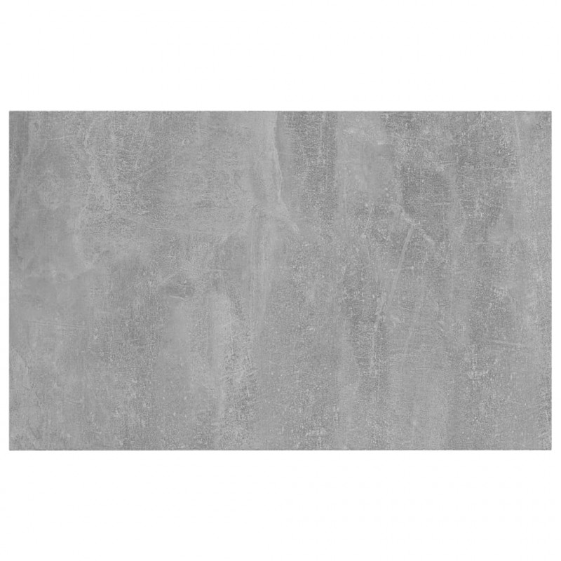Półki na książki, 4 szt., szarość betonu, 80x50x1,5 cm
