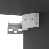 Szafki wiszące pod TV 3 szt., szare, 60x30x30 cm