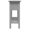 Stolik konsolowy BODO, szary, 91x35x74 cm, drewno sosnowe