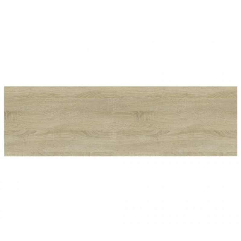 Półki na książki, 8 szt., kolor dąb sonoma, 100x30x1,5 cm