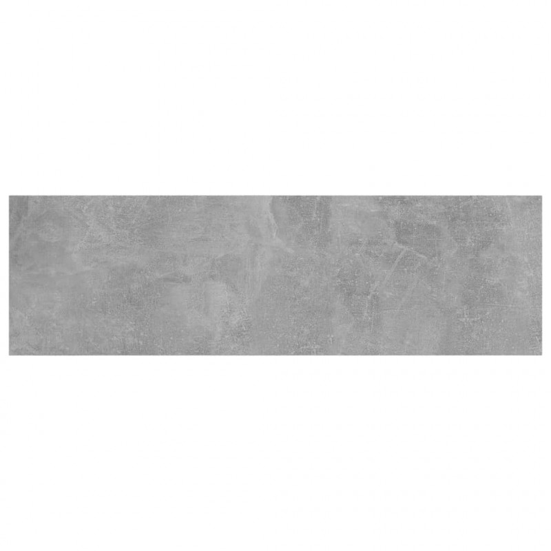 Półki na książki, 8 szt., szarość betonu, 100x30x1,5 cm