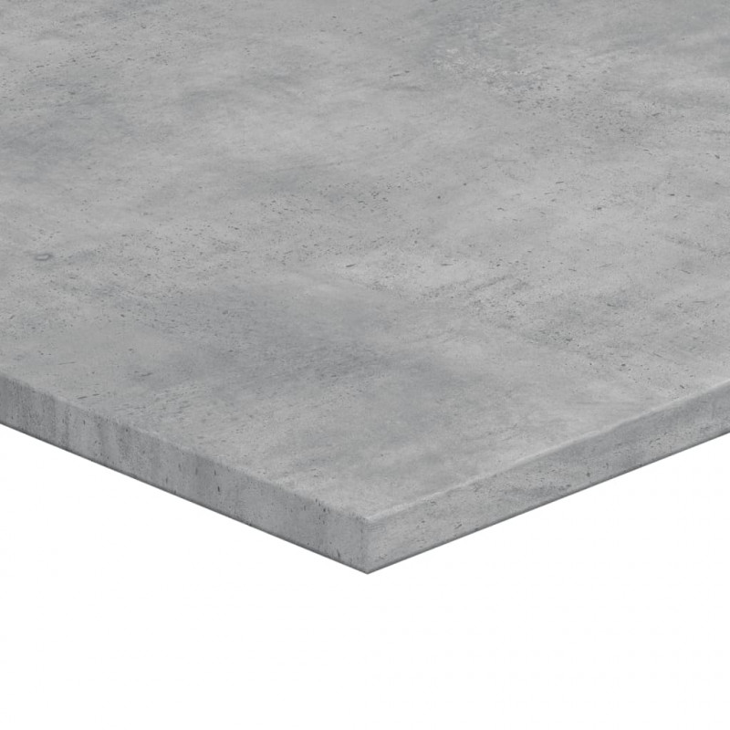 Półki na książki, 4 szt., szarość betonu, 100x40x1,5 cm
