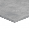 Półki na książki, 4 szt., szarość betonu, 100x40x1,5 cm