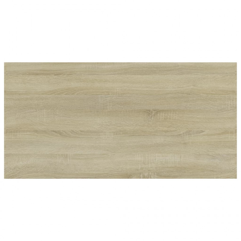 Półki na książki, 4 szt., kolor dąb sonoma, 100x50x1,5 cm