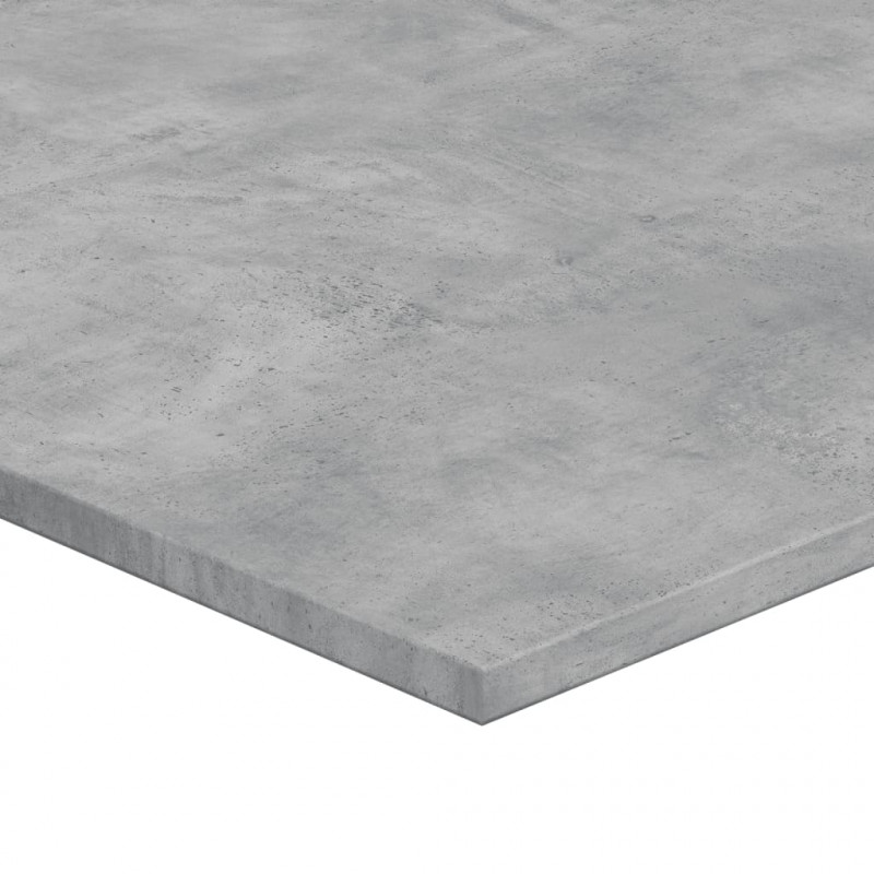 Półki na książki, 4 szt., szarość betonu, 100x50x1,5 cm