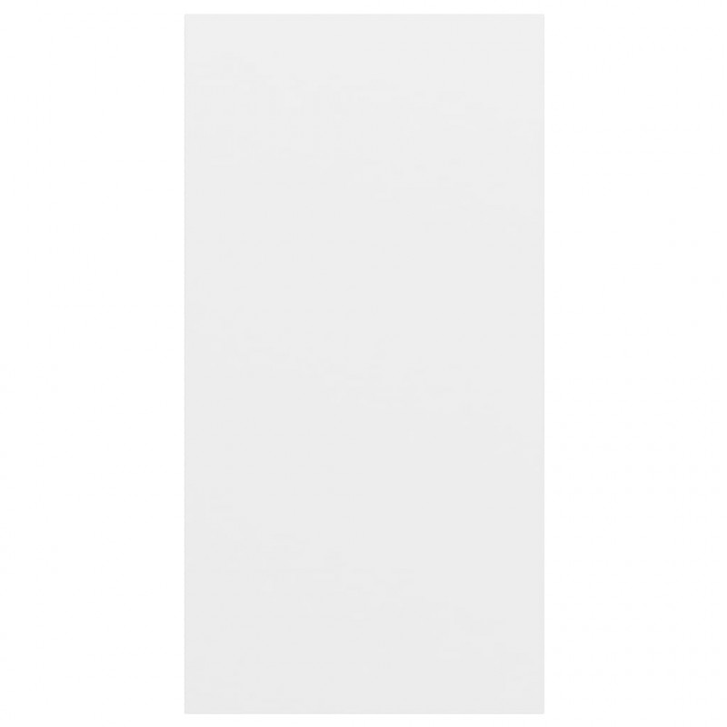 Wisząca szafka TV, biała, 37x37x72 cm, materiał drewnopochodny