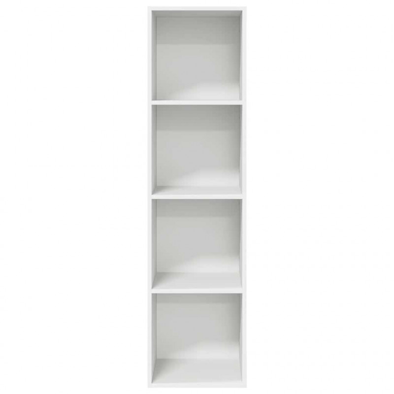 Wisząca szafka TV, biała, 37x37x142,5 cm