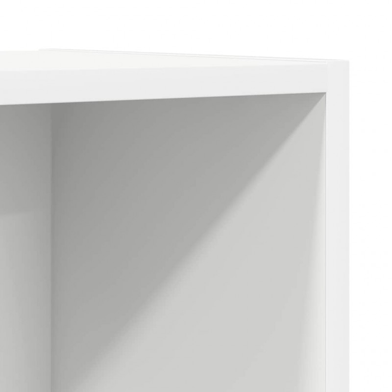 Wisząca szafka TV, biała, 37x37x142,5 cm