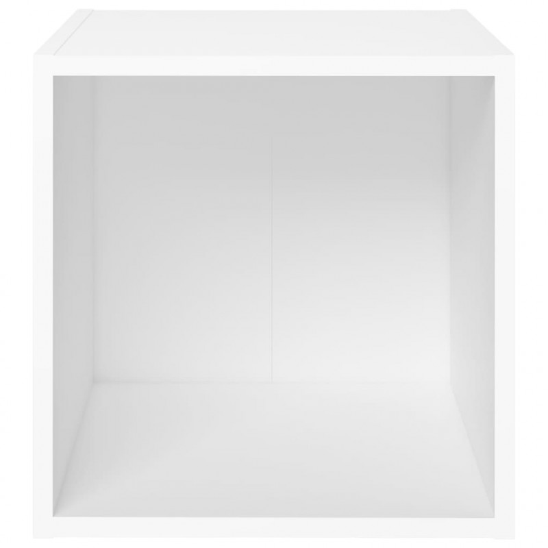 Szafki pod TV 2 szt., białe 37x35x37 cm materiał drewnopochodny