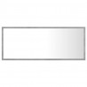 Lustro łazienkowe LED, szarość betonu, 100x8,5x37 cm, akryl