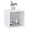 Szafki pod TV 2 szt., białe 37x35x37 cm materiał drewnopochodny