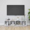 Szafki pod TV 2 szt., białe 37x35x37 cm materiał drewnopochodny