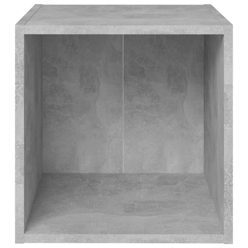 Szafki pod TV, 2 szt., szarość betonu, 37x35x37 cm