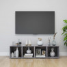 Szafki pod TV, 2 szt., szarość betonu, 37x35x37 cm