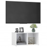 Szafka pod TV, biała, 72x35x36,5 cm, materiał drewnopochodny
