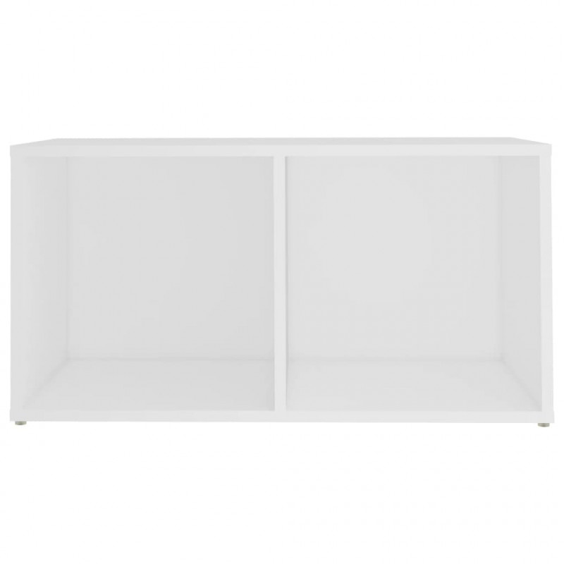 Szafka pod TV, biała, 72x35x36,5 cm, materiał drewnopochodny