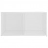 Szafka pod TV, biała, 72x35x36,5 cm, materiał drewnopochodny
