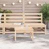 Ogrodowa sofa środkowa, lite drewno sosnowe