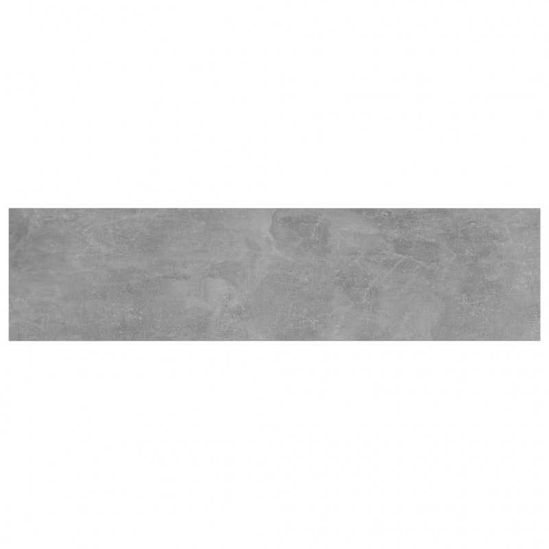 Półki na książki, 8 szt., szarość betonu, 40x10x1,5 cm