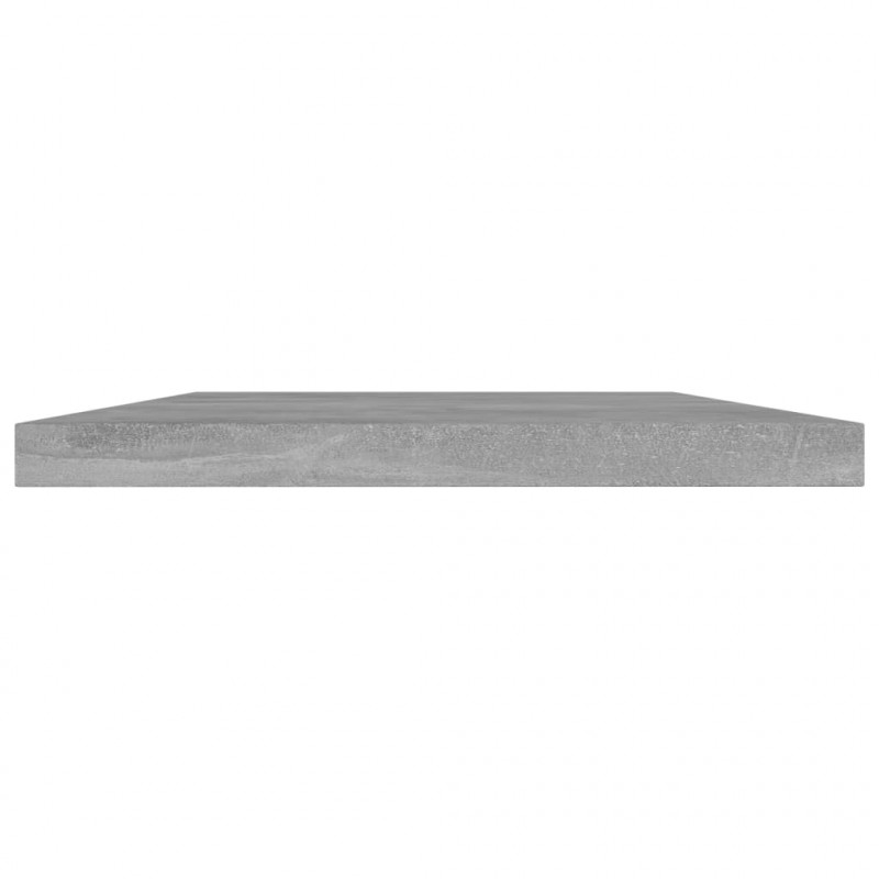 Półki na książki, 8 szt., szarość betonu, 40x20x1,5 cm