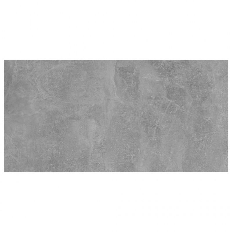 Półki na książki, 8 szt., szarość betonu, 40x20x1,5 cm