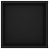 Wisząca szafka TV, czarna 102x35x35 cm, materiał drewnopochodny