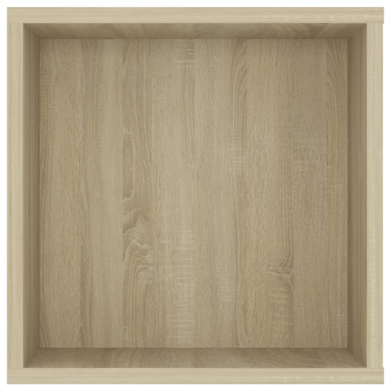 Wisząca szafka pod TV, dąb sonoma, 102x35x35 cm