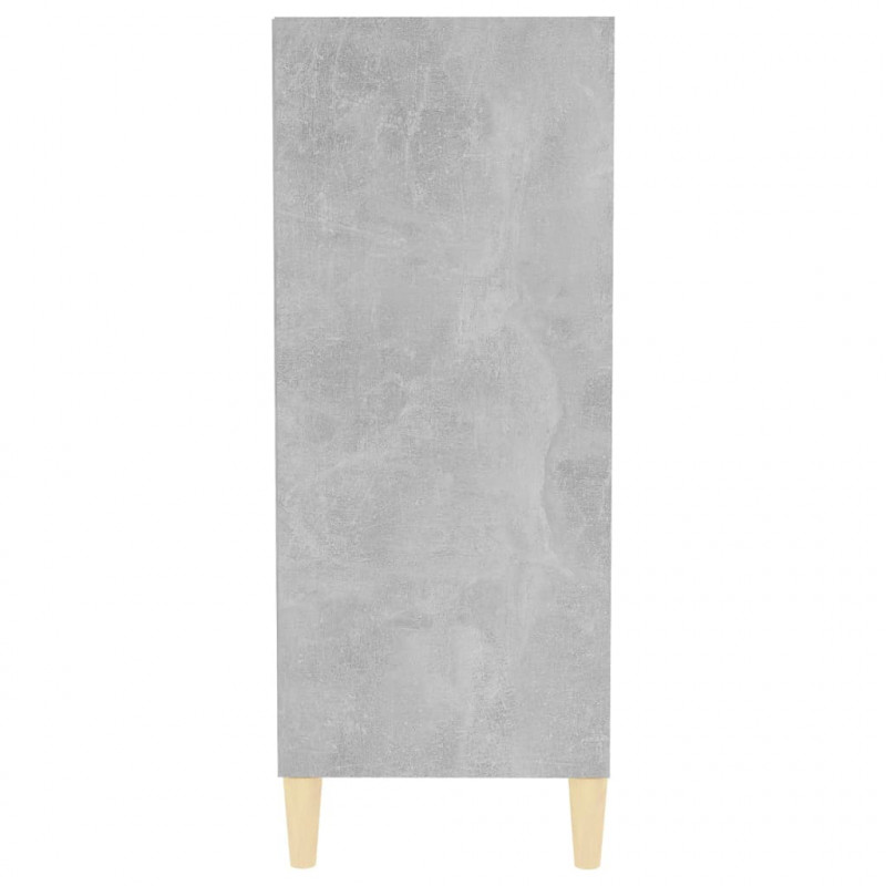 Szafka, szarość betonu, 57x35x90 cm, materiał drewnopochodny