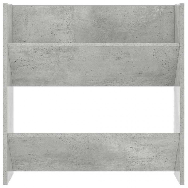 Półka ścienna na buty, szara, 60x18x60 cm, płyta wiórowa