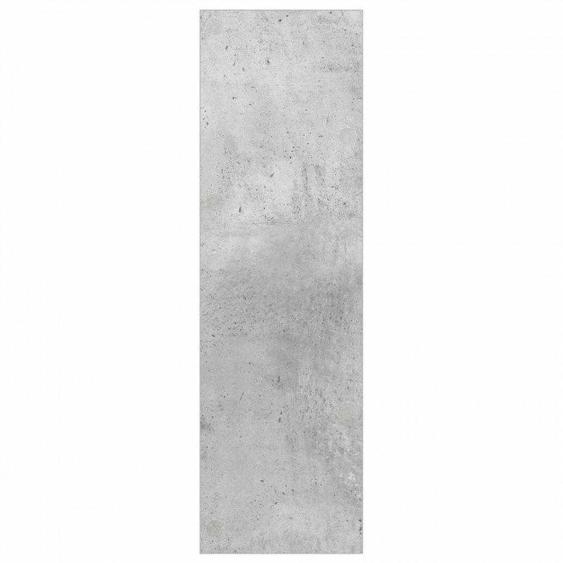 Półka ścienna na buty, szara, 60x18x60 cm, płyta wiórowa