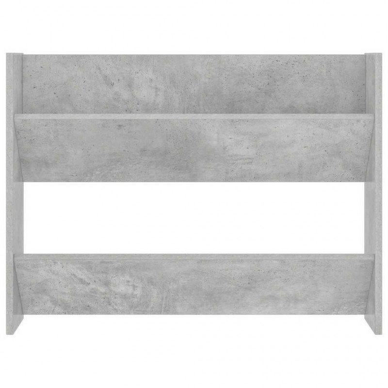 Półki ścienne na buty, 2 szt., szare, 80x18x60 cm, płyta