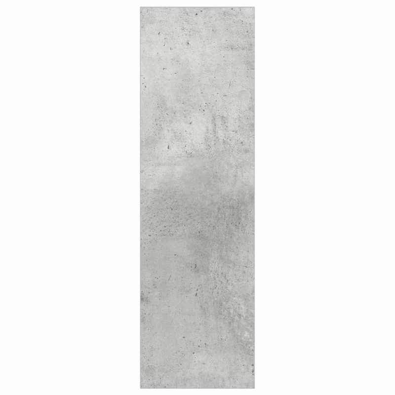 Półki ścienne na buty, 2 szt., szare, 80x18x60 cm, płyta