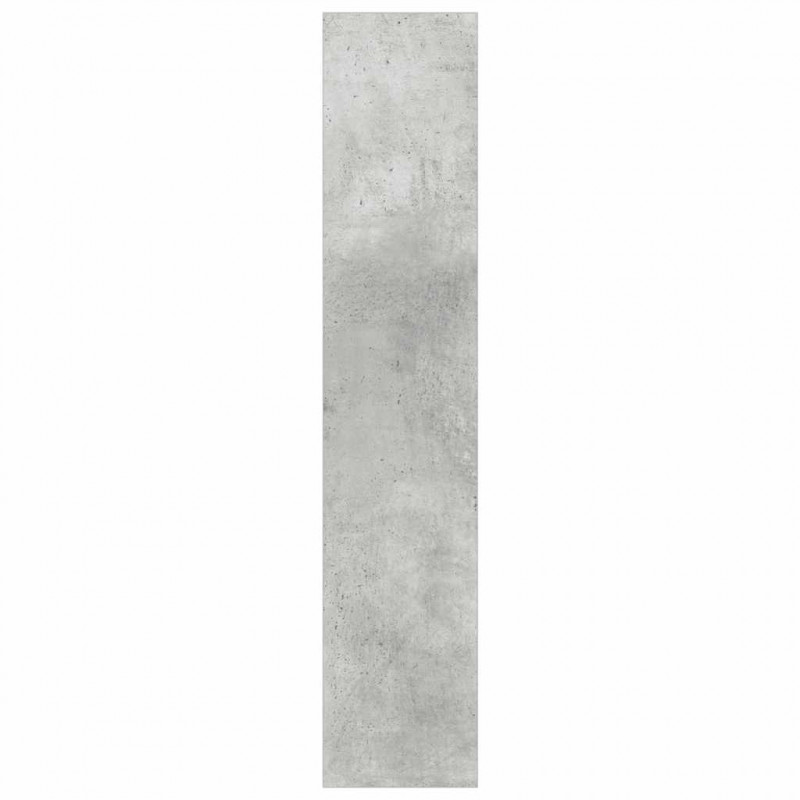 Półka ścienna na buty, szarość betonu, 60x18x90 cm, płyta