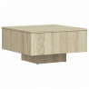 Stolik kawowy, dąb sonoma 60x60x31,5 cm materiał drewnopochodny