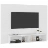 Wisząca szafka pod TV, biała, 120x23,5x90 cm