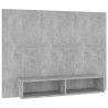 Wisząca szafka pod TV, szarość betonu, 120x23,5x90 cm