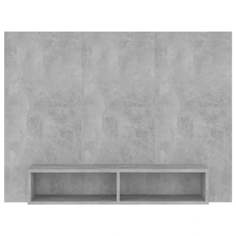 Wisząca szafka pod TV, szarość betonu, 120x23,5x90 cm