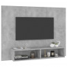 Wisząca szafka pod TV, szarość betonu, 120x23,5x90 cm