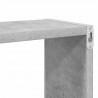 Półki ścienne kostki, 2 szt., szarość betonu, 26x15x26 cm