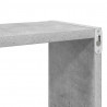 Półki ścienne kostki, 4 szt., szarość betonu, 26x15x26 cm