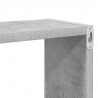 Półki ścienne kostki, 6 szt., szarość betonu, 26x15x26 cm